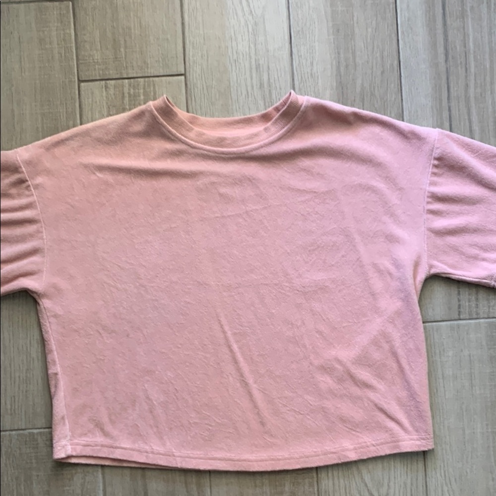 Reflex Pink Crop Short Sleeve Tee - Women’s Small - Picture 3 of 12